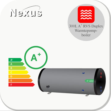 Nexus RVS Hygiëne boiler NEXTGEN A+ Isolatie NEXT-300H XL-LE1