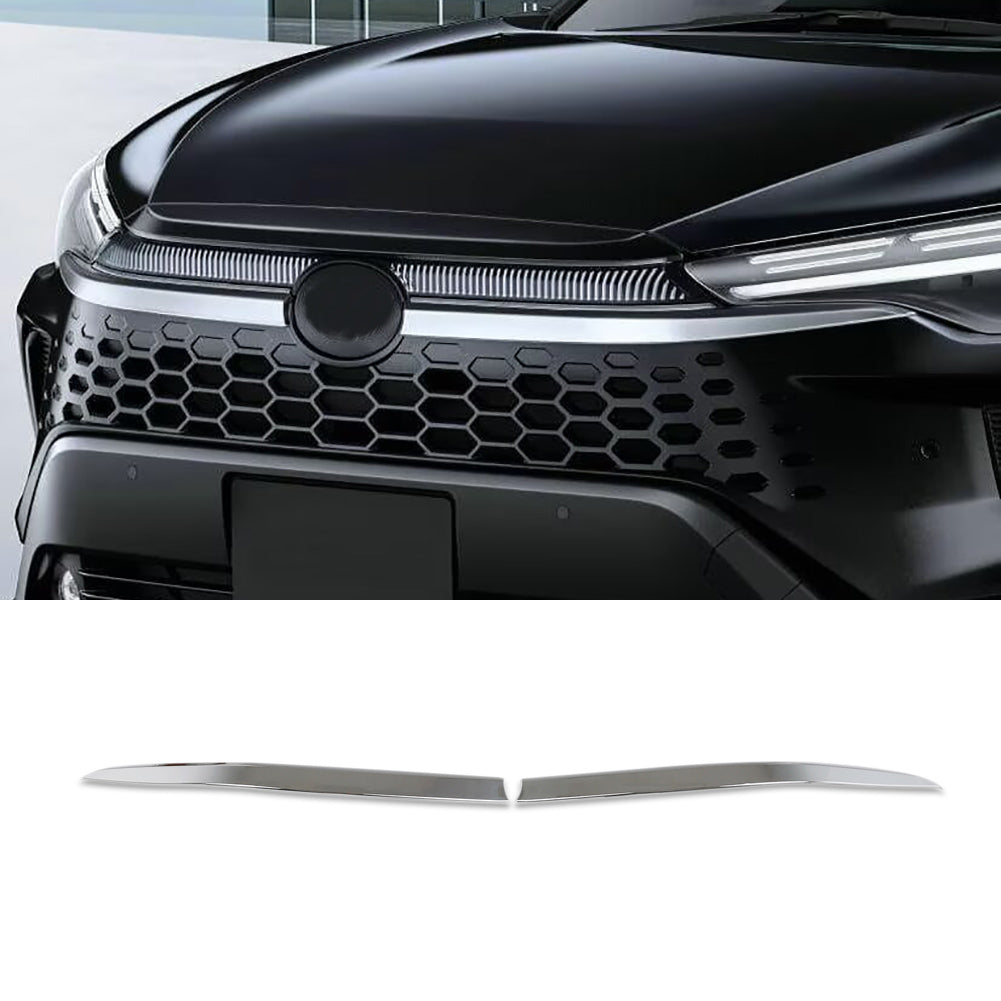 For Toyota New Corolla Cross Hybrid 2025 2026 Front Grill Grille Cover Trims - ABS
