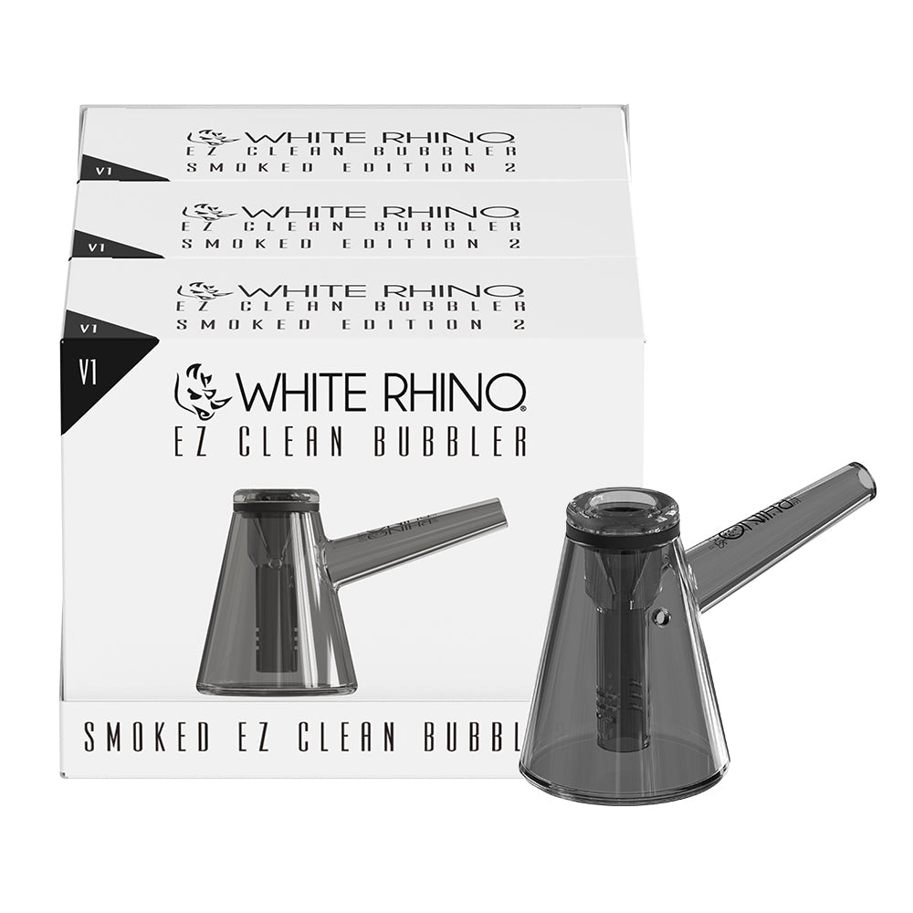 EZ CLEAN BUBBLERS SMOKED V1 - 3 COUNT DISPLAY