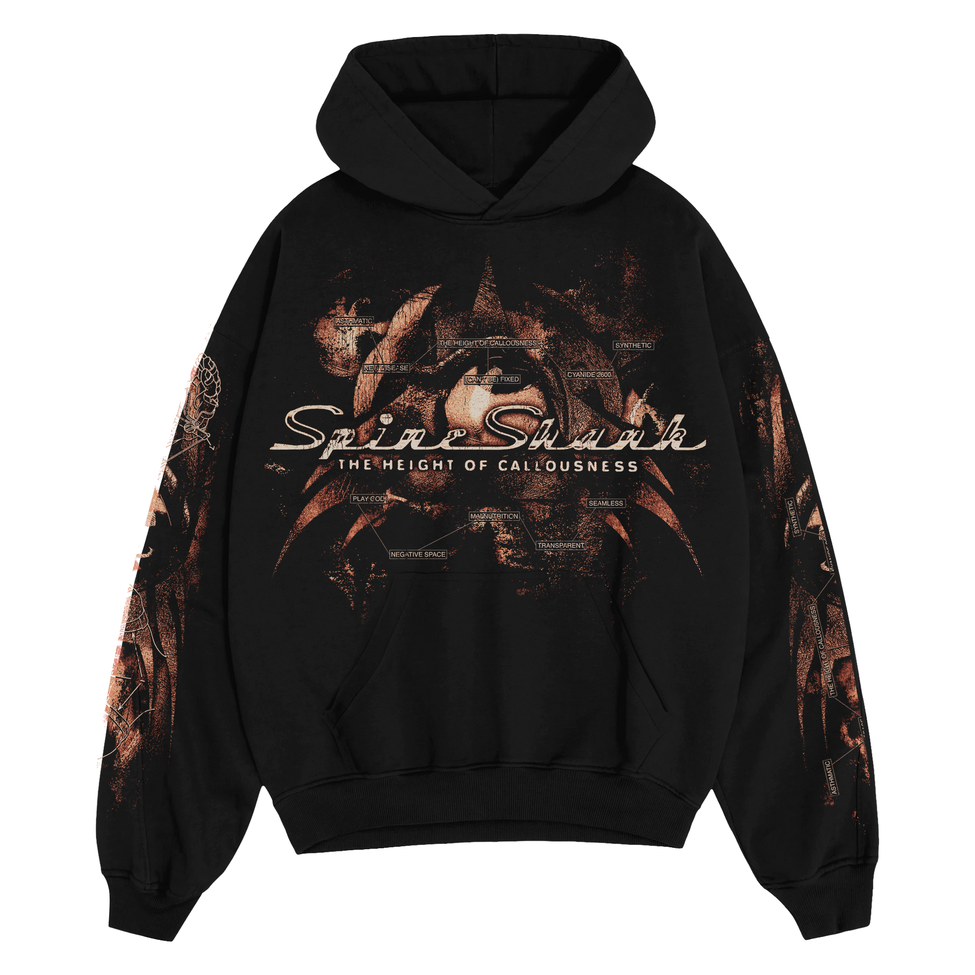 Copper Black Hoodie