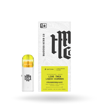 THCa Pod Kit Live Resin Liquid Diamonds: Strawberry Haze (Sativa) - 2g