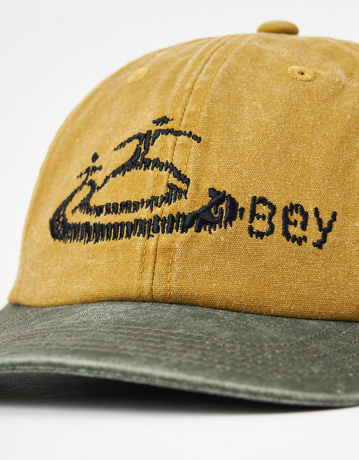 Obey Pigment Obey Corp 6 Panel Cap - Pigment Mustard Multi