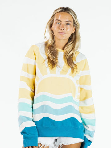 Simply Southern Sun Patch Crew Sweatshirt - SimplyCuteTees