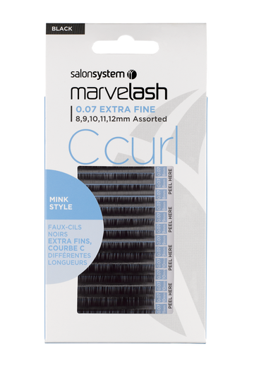Marvelash Volume C Curl Lashes 0.07 Extra Fine Assorted 8-12mm