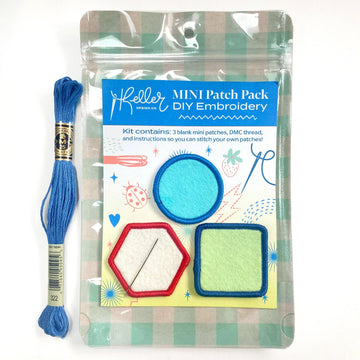 Keller Design Co. Mini DIY Patch Embroidery Kit