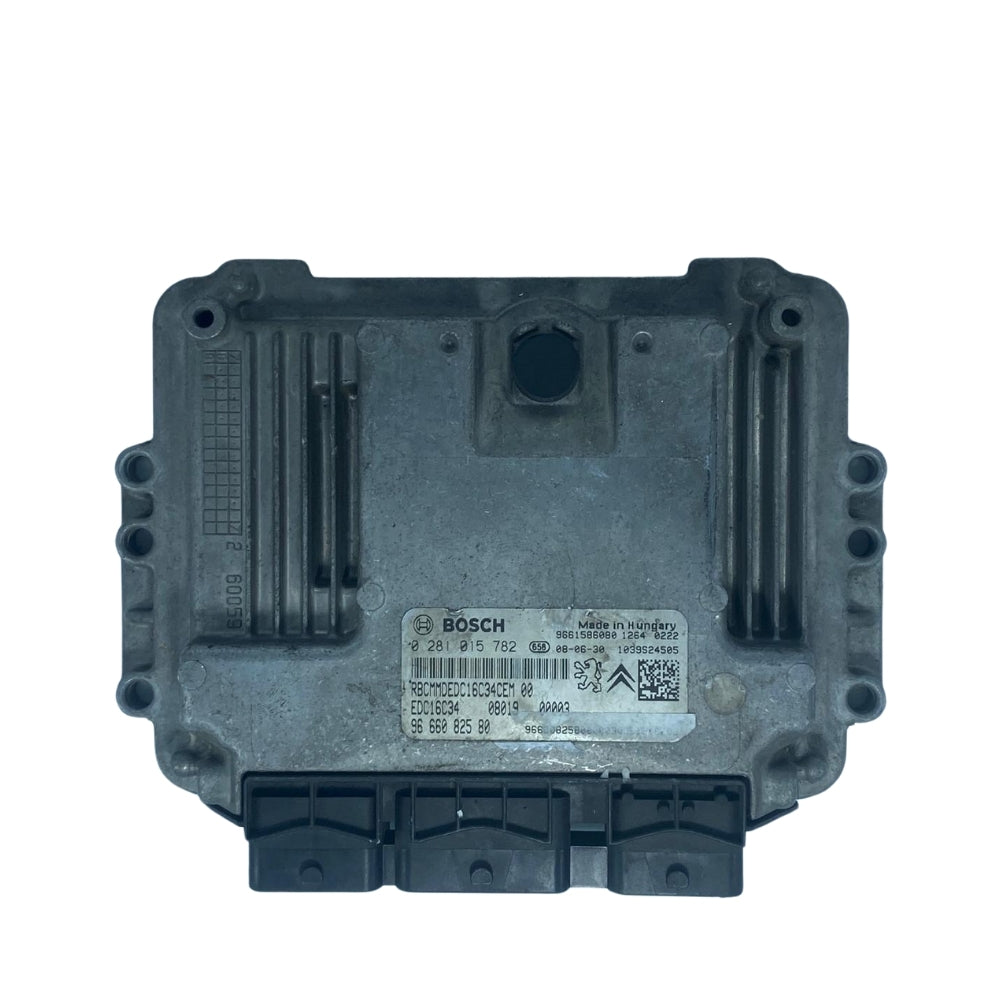 ECU CENTRALITA MOTOR PEUGEOT  0281015782 0 281 015 782 9666432280 96 664 322 80