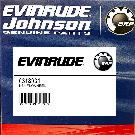 KEY,FLYWHEEL 0318931 318931 Evinrude Johnson Spares & Parts