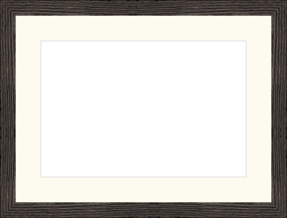 Rustic Black Frame. Opening Size: 10x15. Final Size: 15'' X 20''