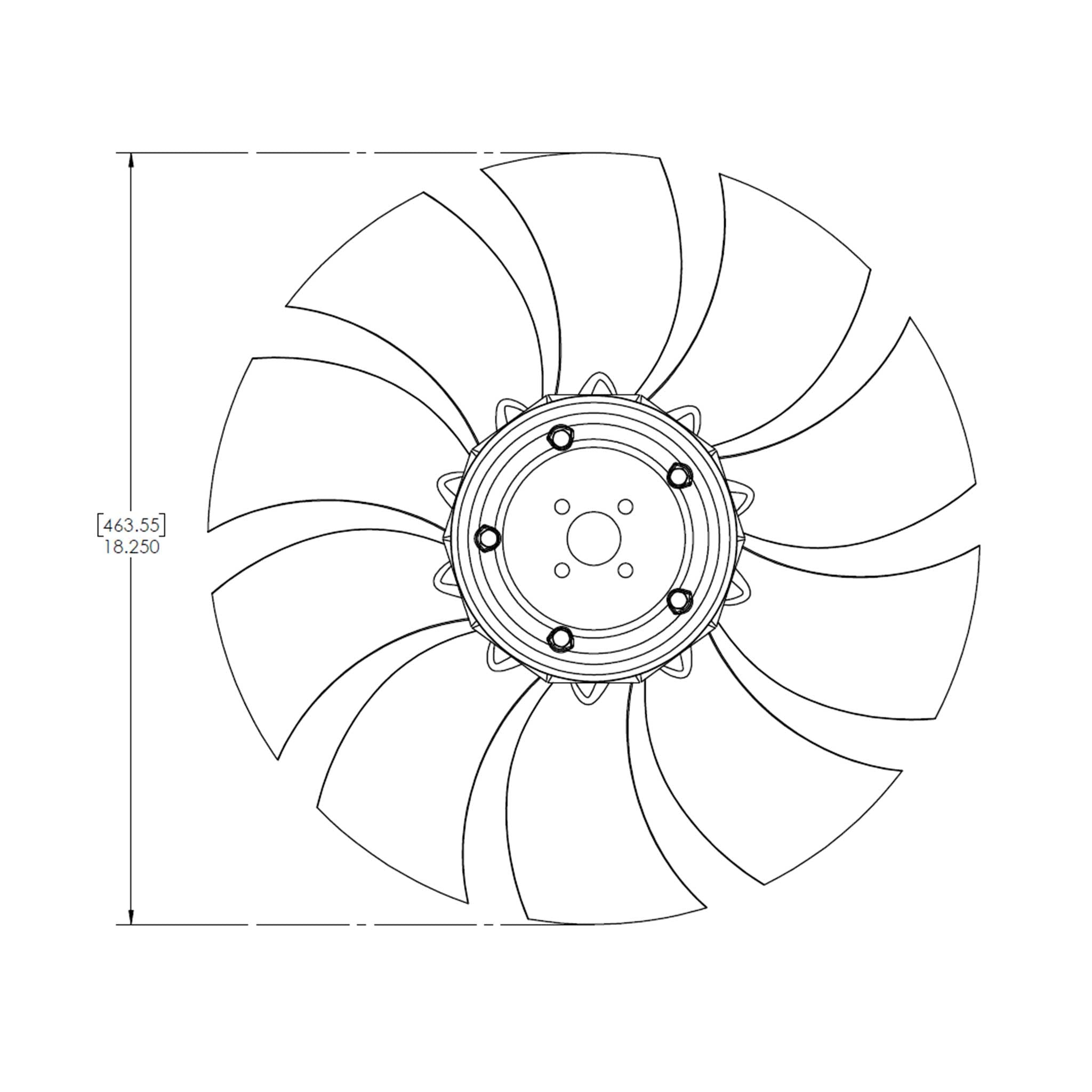 PowerTech Pusher-Style Cooling Fan for Isuzu 4LE2 Engine – PTI-30 Generator