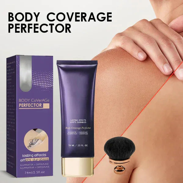 🔥GROTE UITVERKOOP – 49% GRATIS BODYBORSTEL!!💥Waterdichte, lichtgewicht en vlekkeloze lichaamsmake-up