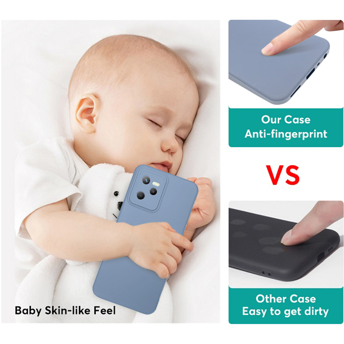 For Xiaomi Redmi Note 13 Back Cover Case(Matte Finish Silicone with Inside Fiber Cloth)