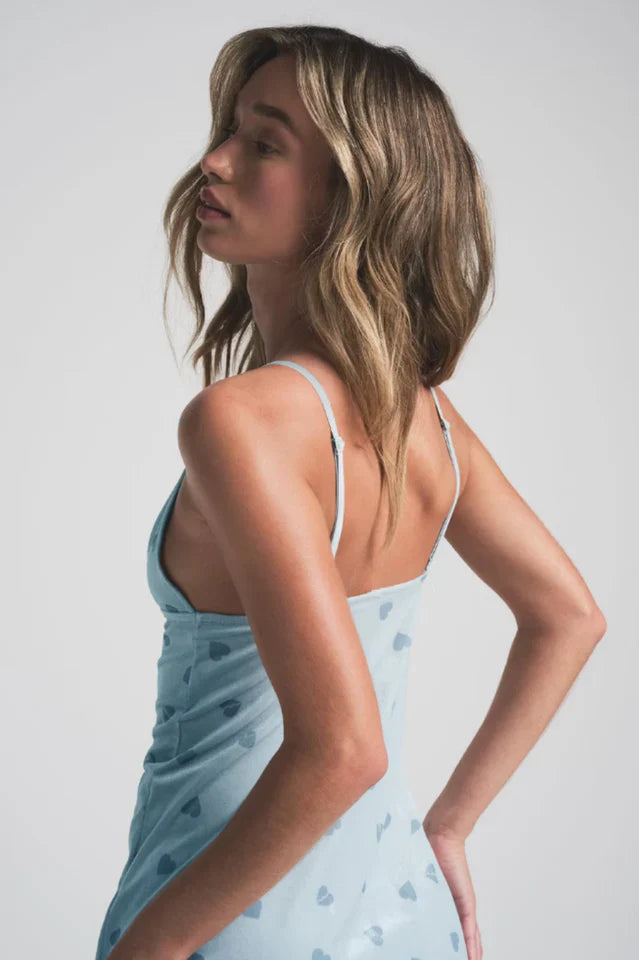 SKIMS Velvet Lace Slip Dress