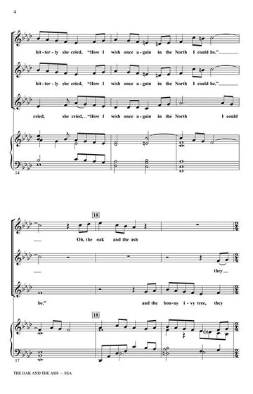 The Oak And The Ash Ssa Traditional English