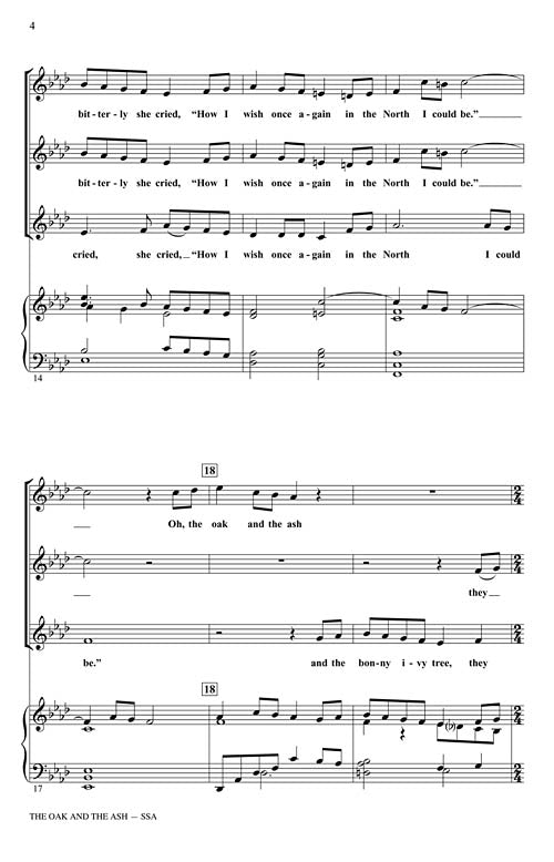 The Oak And The Ash Ssa Traditional English