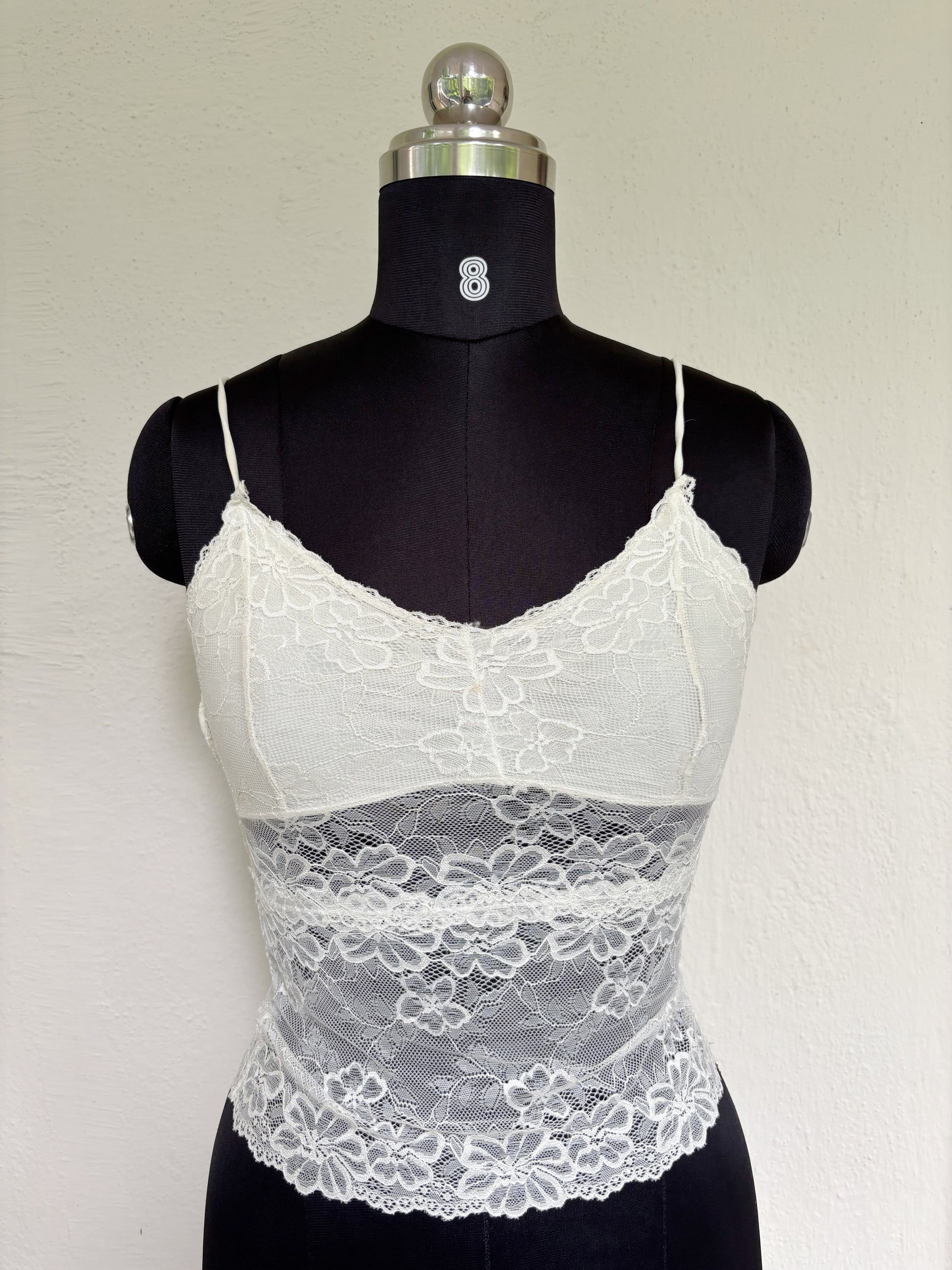 Lacy criss cross back