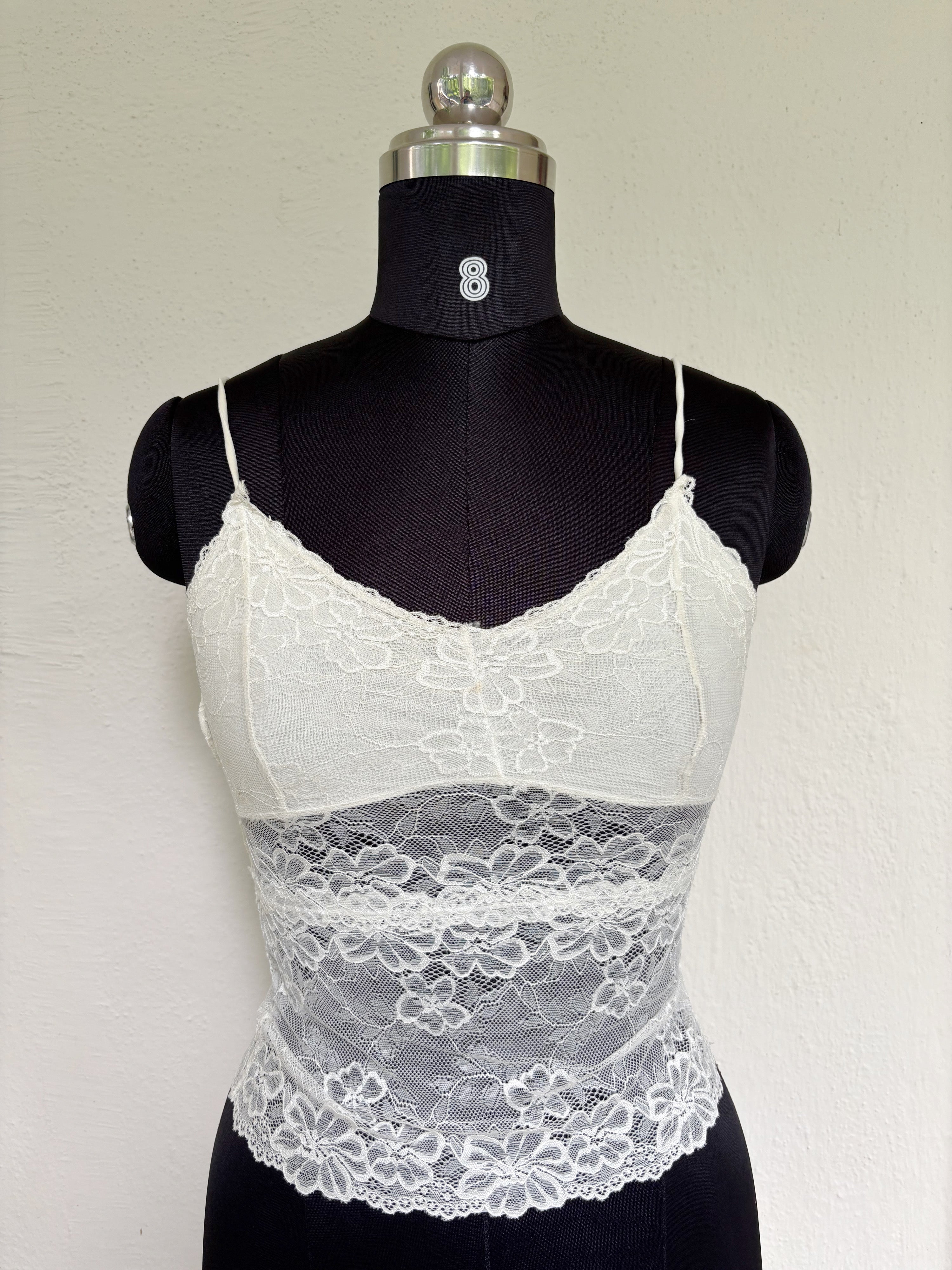 Lacy criss cross back