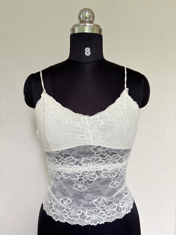 Lacy criss cross back