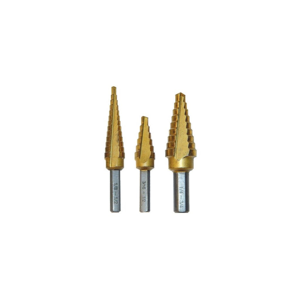 Astro 9445 Titanium Step Drill Bit Set