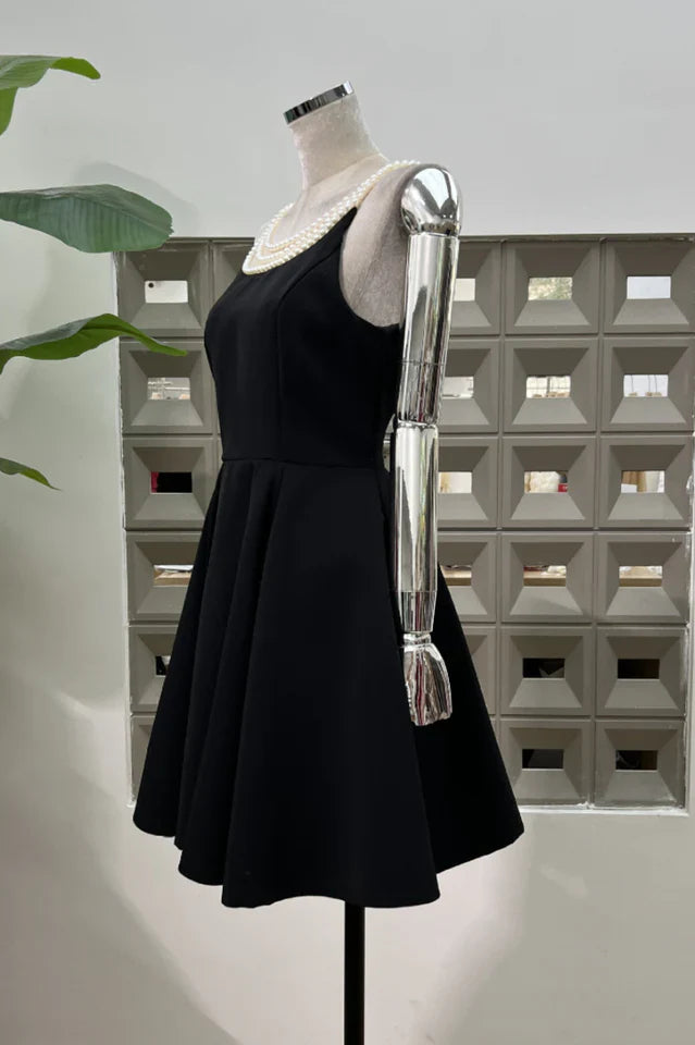 Esther Pearl Embelished Open Back Mini Dress