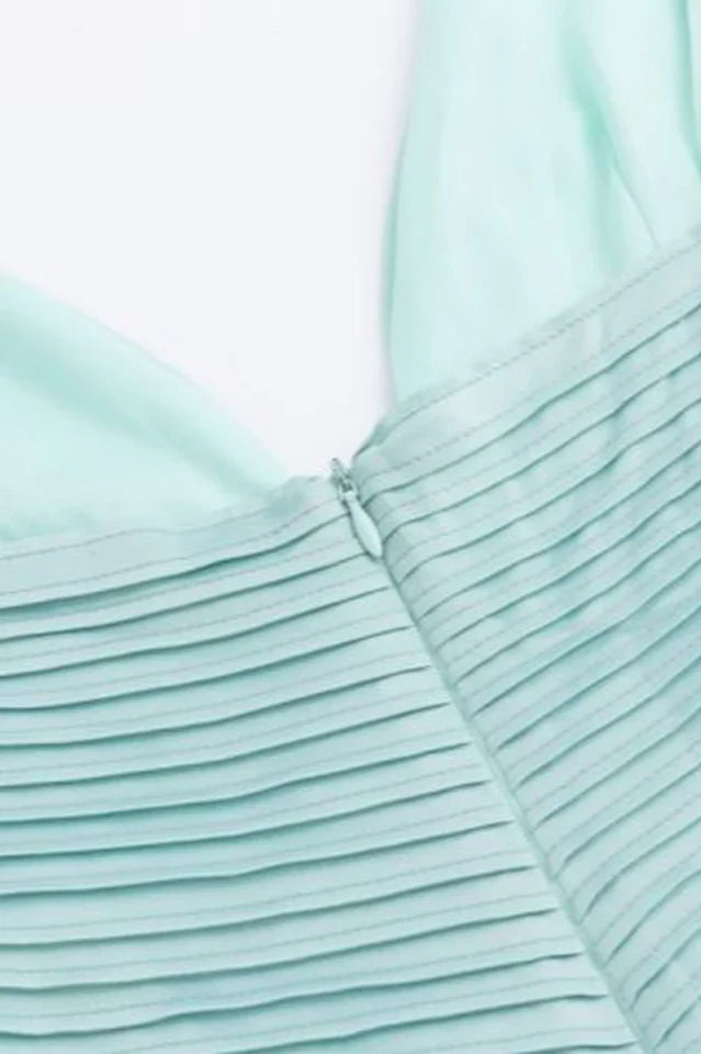 Thala Seafoam Sequin Corset Midi Dress