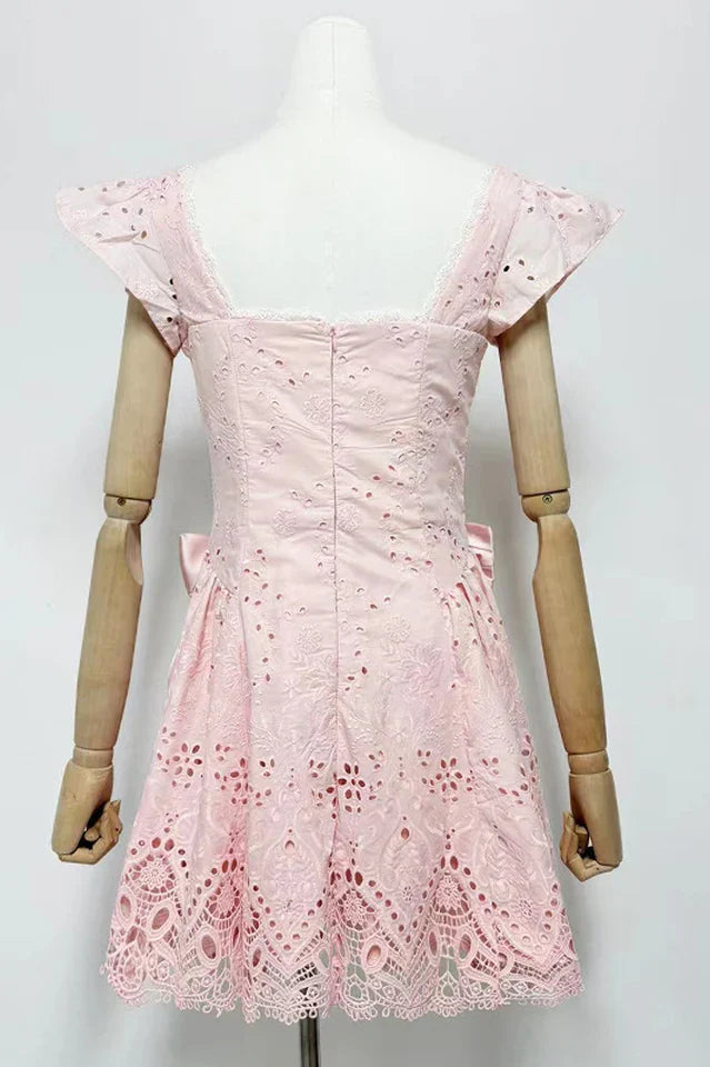 Giglio Broderie Anglais Mini Dress