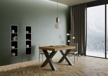 Tavolo 130x90x77 cm Traffic Fix Quercia Naturale