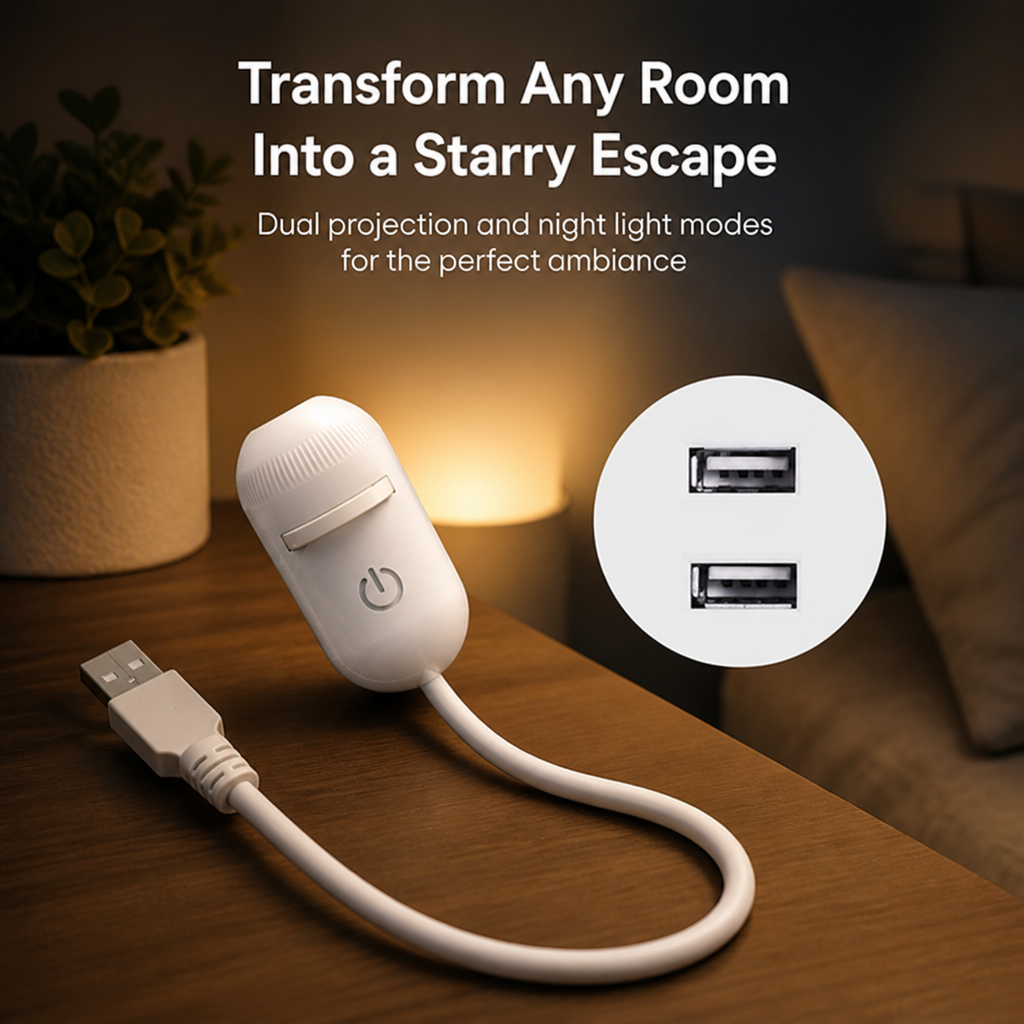 CelestiGlow™ — Transform Your Nights Into a Calming Starry Escape