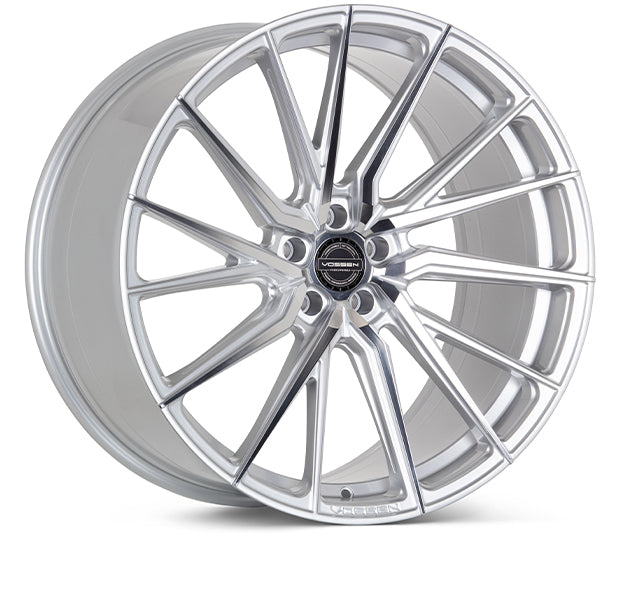 21" Vossen HF-4T Silver Polished 5x112 ( Square Setup ) ( Set of 4 )
