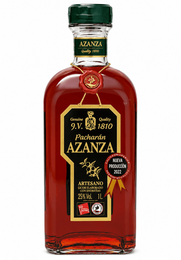 Azanza Pacharán Artesano 1L 25% (Spain)