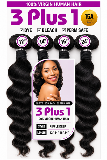 15A 3 Plus 1 Ripple Deep Bundles
