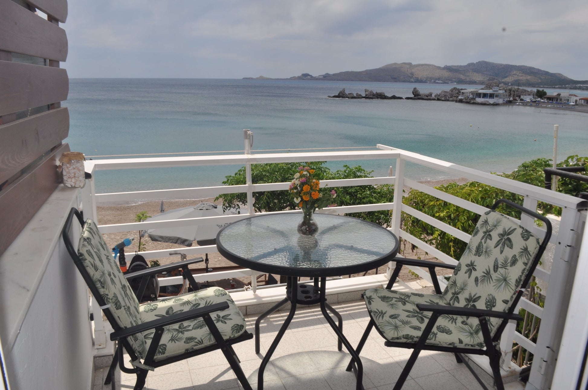 My apartment is right at the sea with a breathtaking view of the whole gulf of H Greece Maroulitsa' s Sea Esta  Apartment  2 Entire rental unit vacation rental 13424037