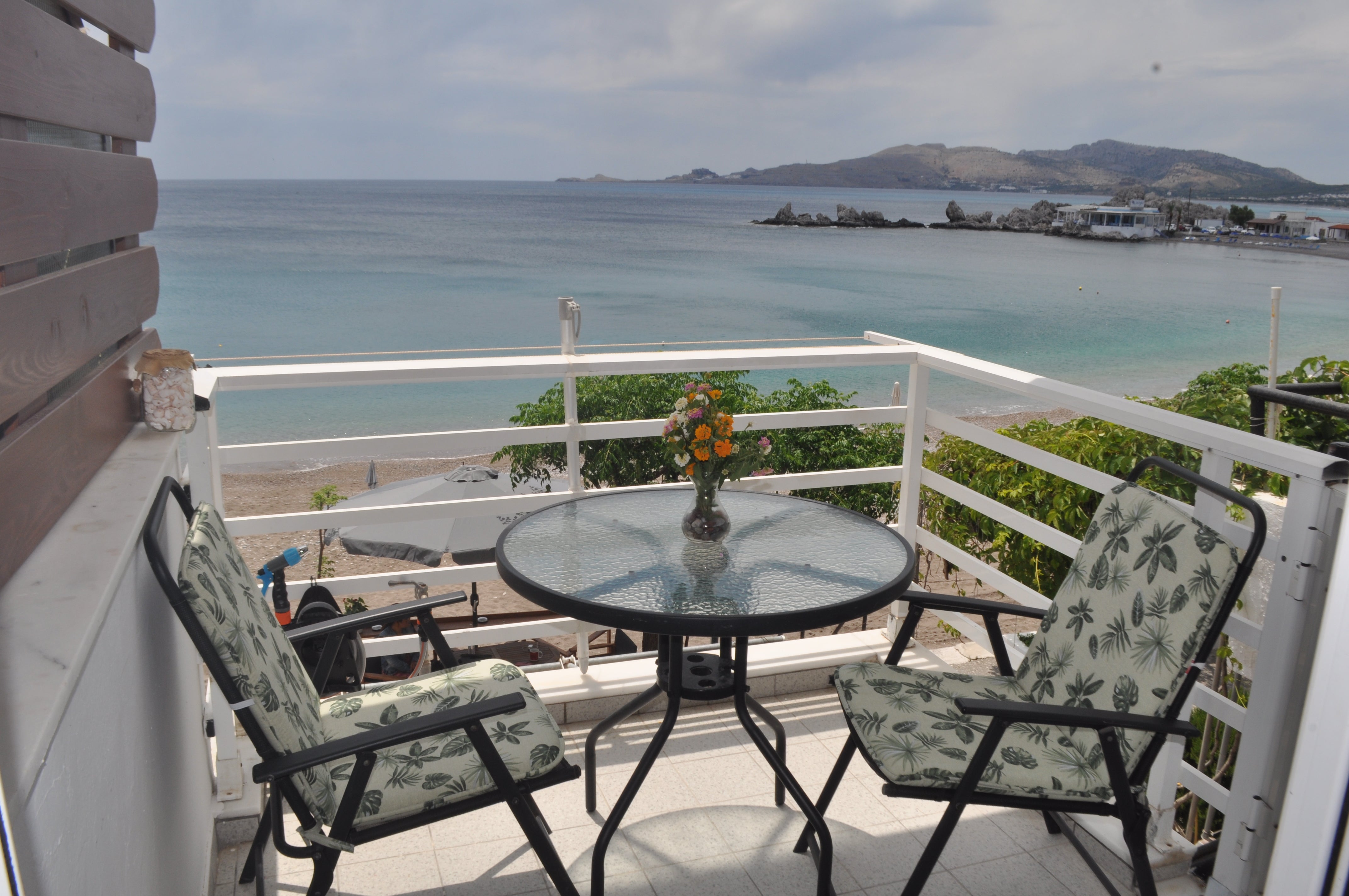 My apartment is right at the sea with a breathtaking view of the whole gulf of H Greece Maroulitsa' s Sea Esta  Apartment  2 Entire rental unit vacation rental 13424037