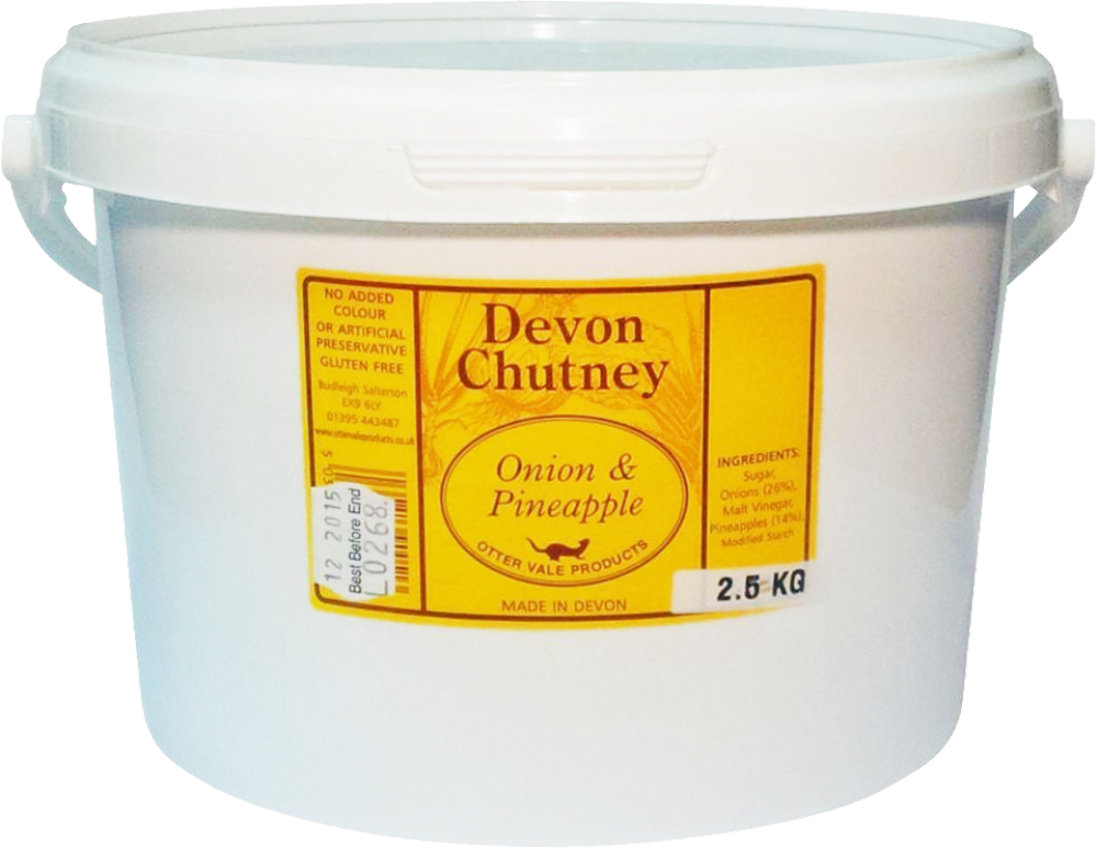 Otter Vale Devon Chutney Onion & Pineapple, 2.25Kg