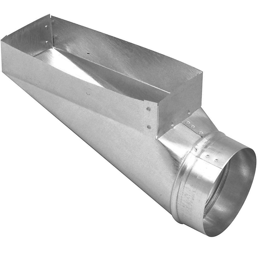 Imperial GV0668-C Galvanized Register End Boot, 30-Gauge, 4" x 12" x 6"