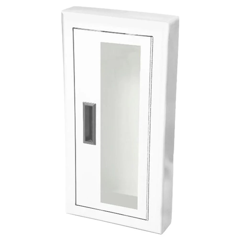 JL Industries 1012F10A Ambassador Fire Extinguisher Cabinet Full Glass w/ Pull Handle for 10LB Extinguishers