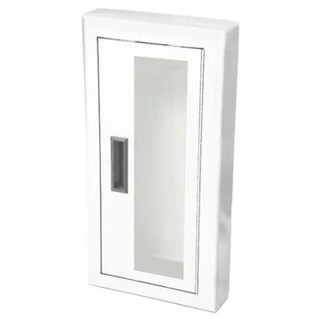 JL Industries 1012F10A Ambassador Fire Extinguisher Cabinet Full Glass w/ Pull Handle for 10LB Extinguishers