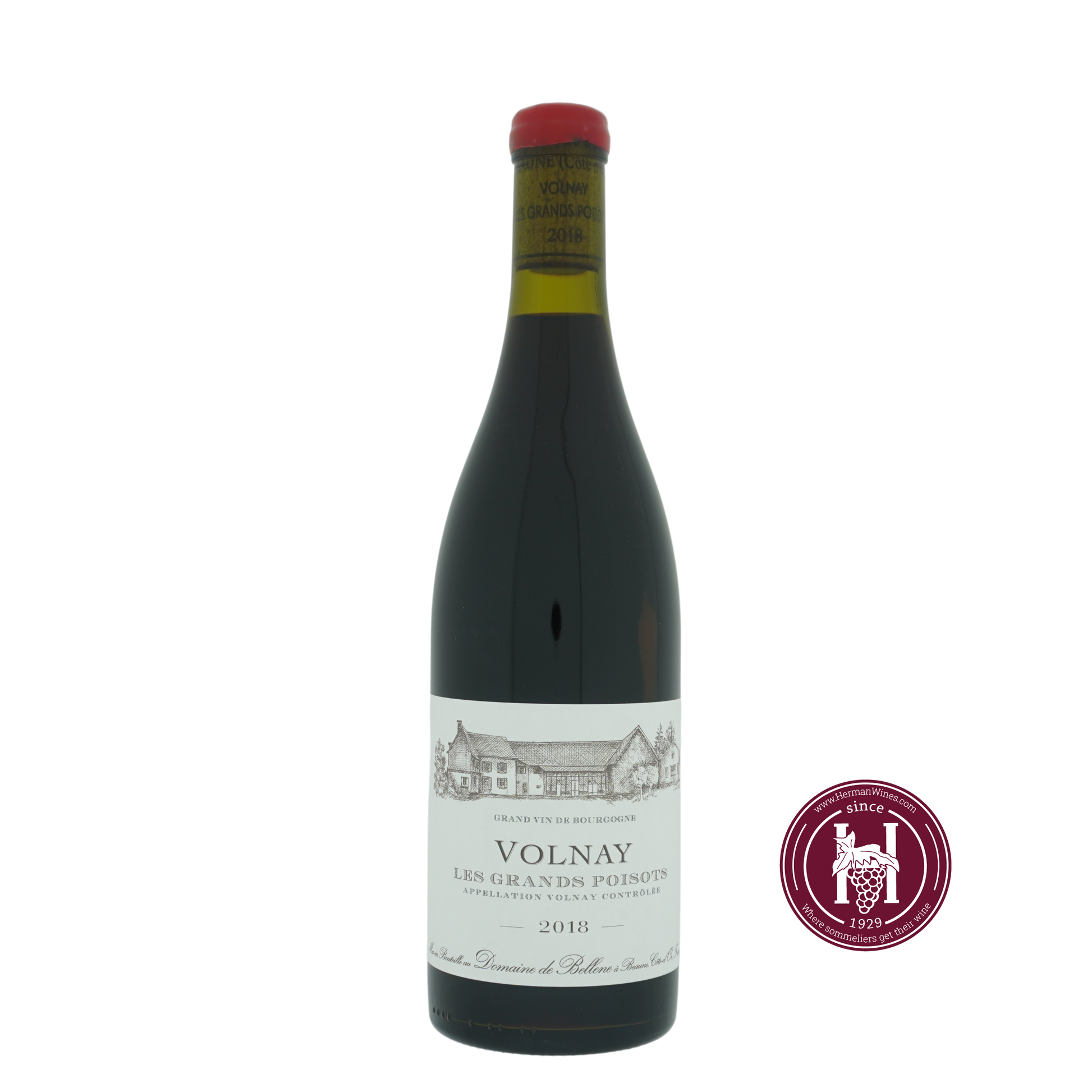Volnay les Grands Poisots - De Bellene - 2018 - 0.750 - Bourgogne - Frankrijk - HermanWines