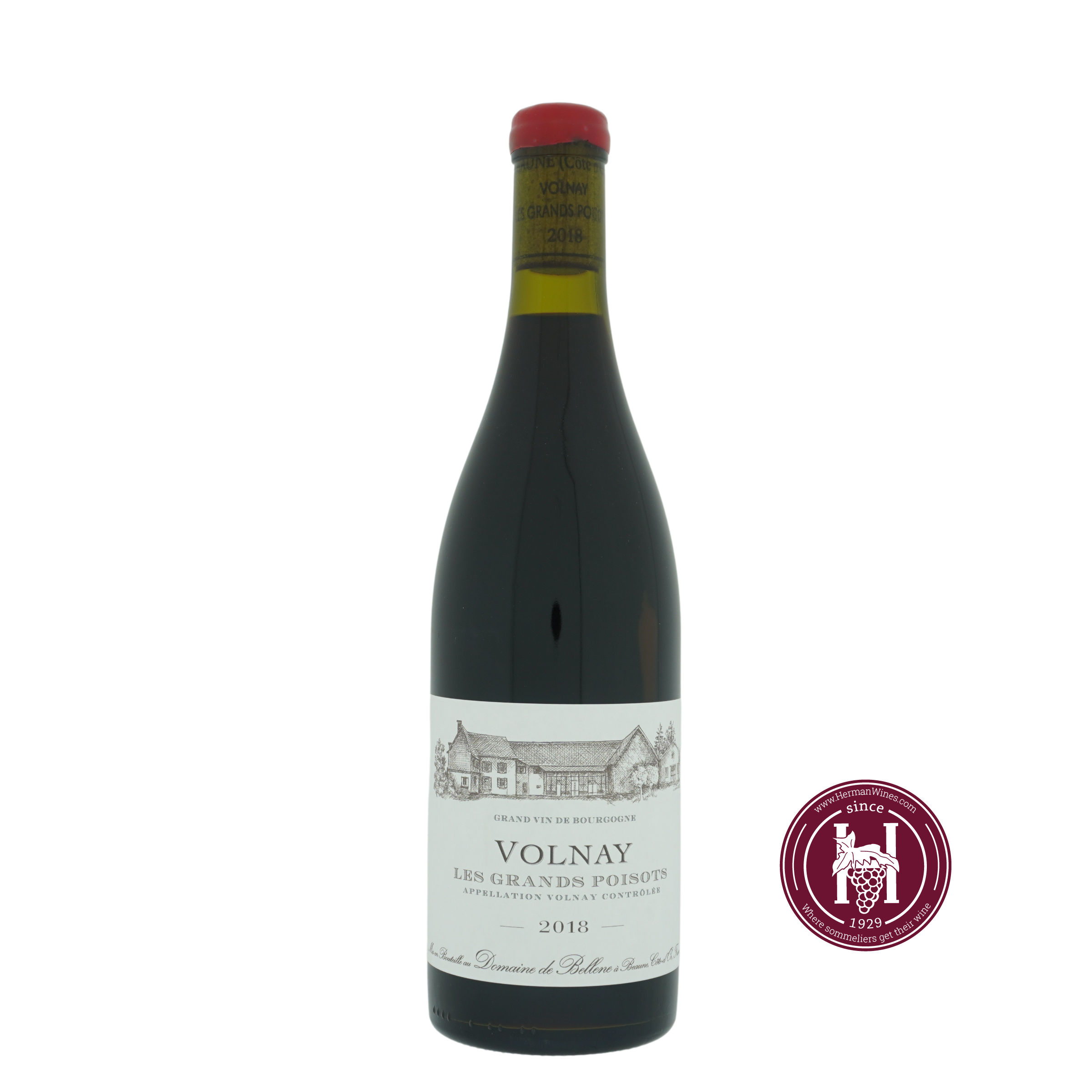 Volnay les Grands Poisots - De Bellene - 2018 - 0.750 - Bourgogne - Frankrijk - HermanWines