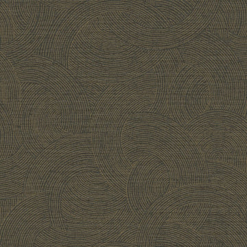 4191-83024 - Harrison Charcoal Swirling Geometric Wallpaper by Chesapeake