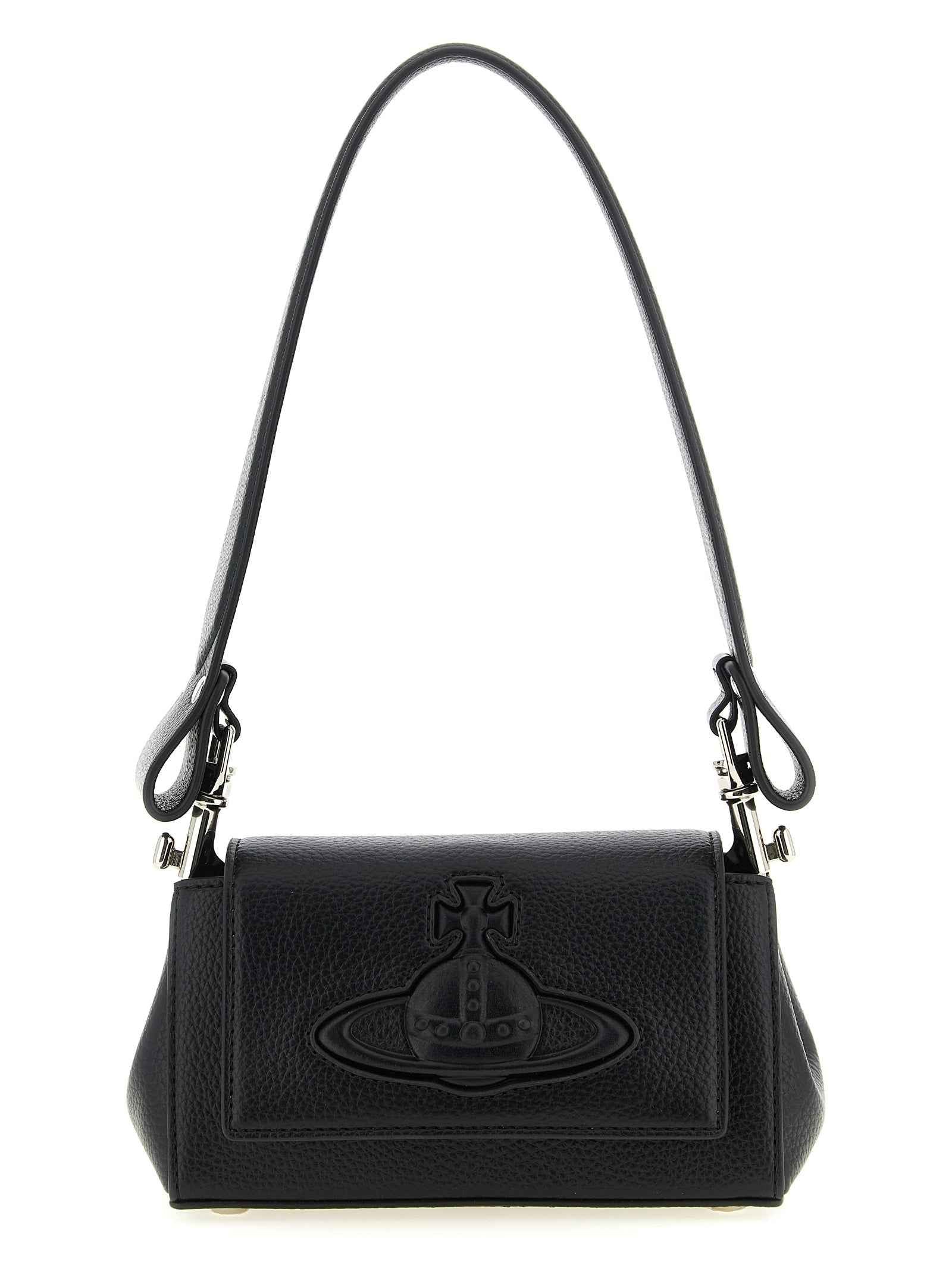 Vivienne Westwood Black Polyethylene Shoulder Bag