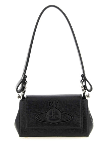Vivienne Westwood Black Polyethylene Shoulder Bag