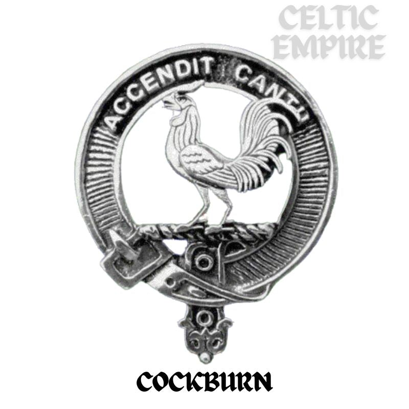 Cockburn Family Clan Crest Scottish Cap Badge