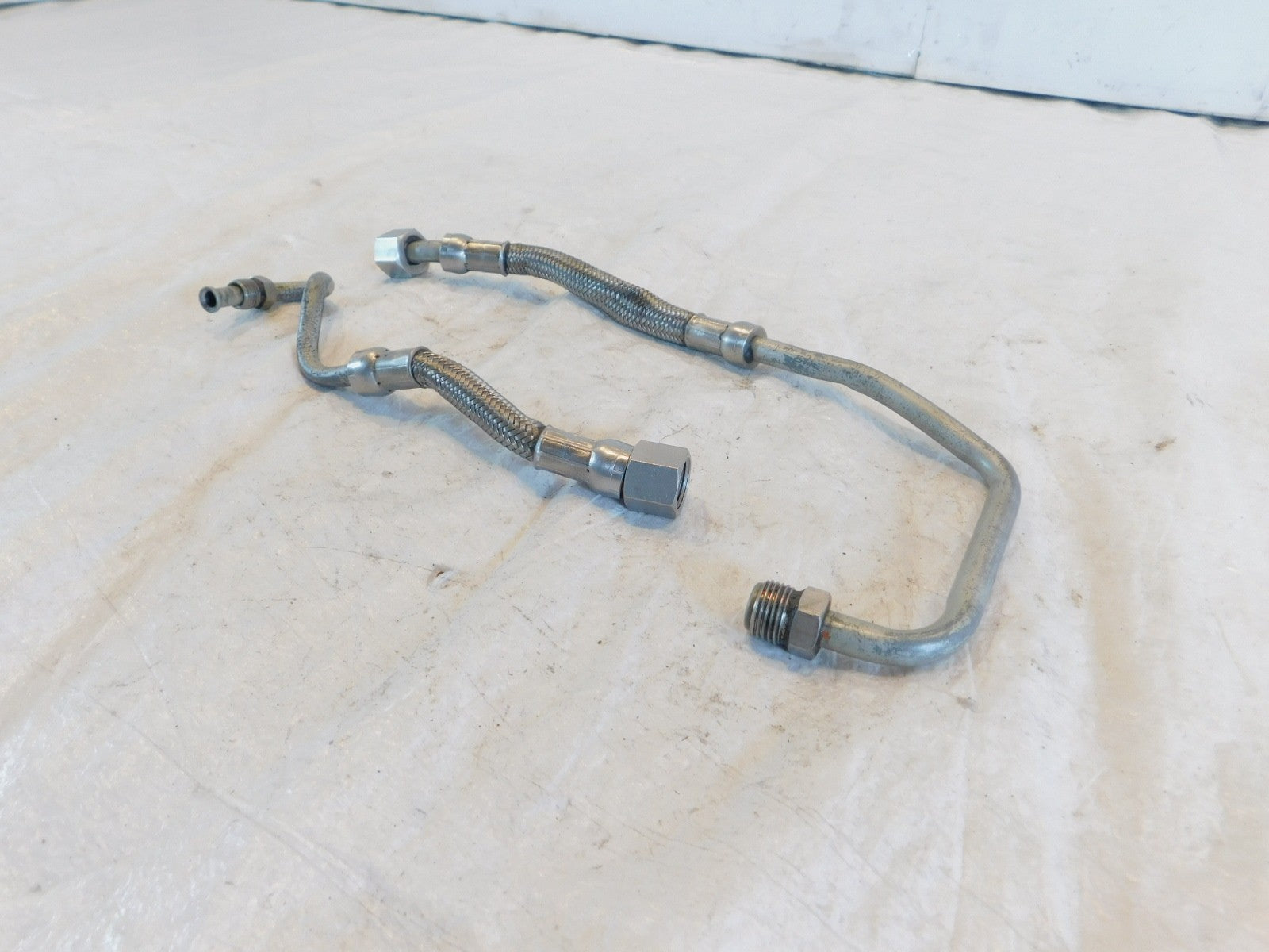 04-05 Buell Firebolt XB9 XB9R XV12 XB12R Engine Motor Oil Cooler Hose Pipe Lines - C3 Cycle
