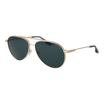 Gold Stainless Steel Sunglasses