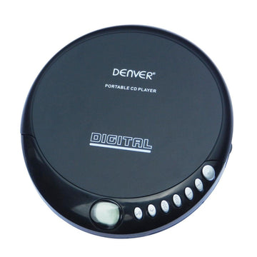 Denver DM-24MK2 Bærbar CD Afspiller m. Høretelefoner - Sort