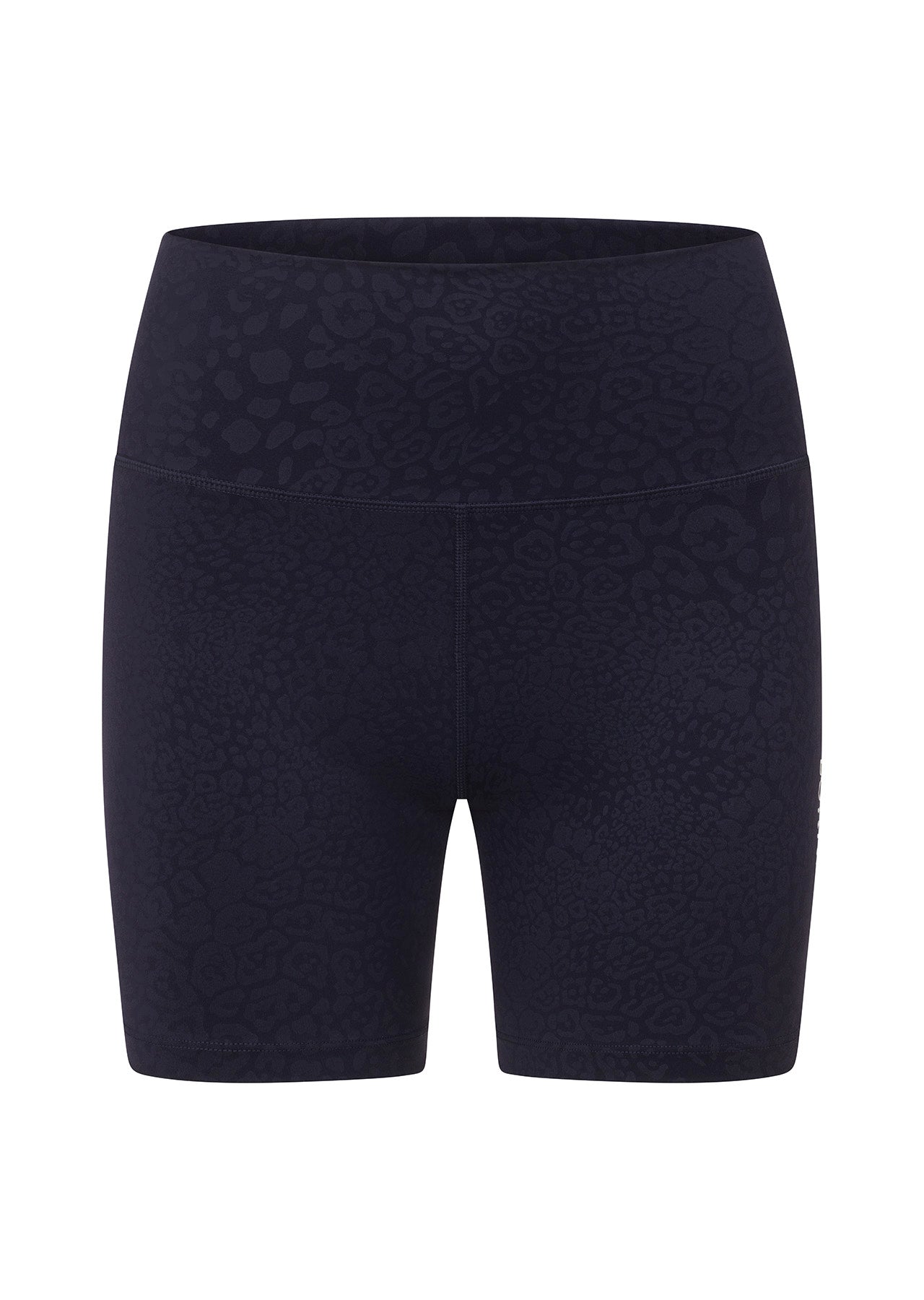 Lorna Jane LJ Cloud No Chafe Bike Shorts - French Navy Leopard
