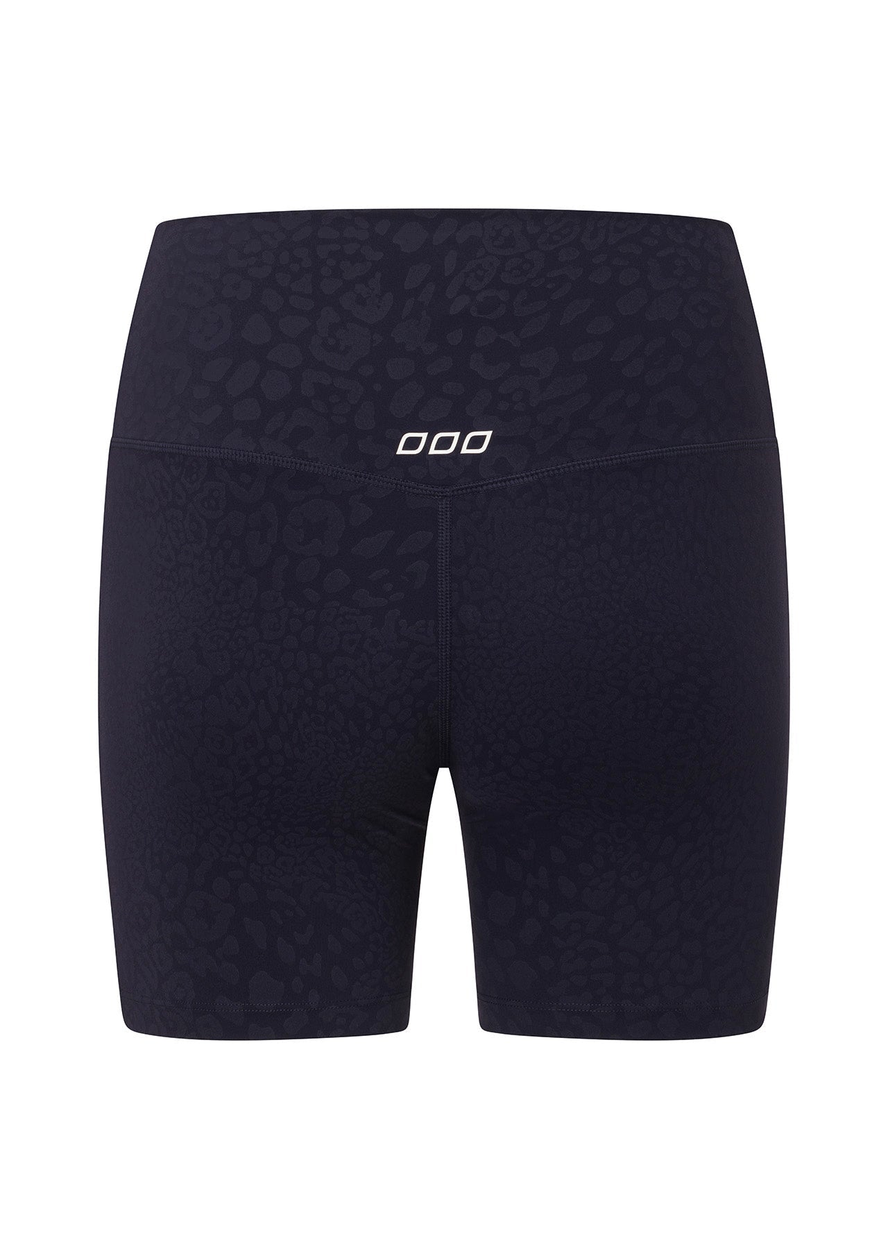 Lorna Jane LJ Cloud No Chafe Bike Shorts - French Navy Leopard