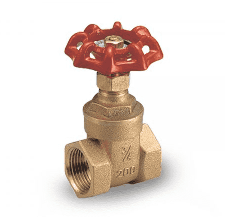 114M41 by RuB Inc. | Gate Valve | 3" Female NPT x 3" Female NPT | Heavy Pattern | Brass