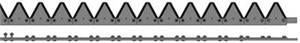 35' SINGLE DRIVE MACDON KNIFE - FINE