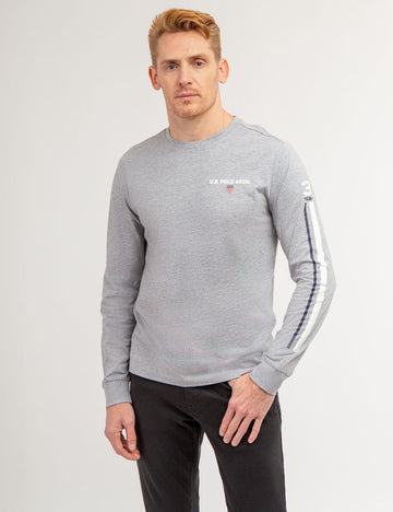 SIGNATURE STRIPE LONG SLEEVE T-SHIRT - U.S. Polo Assn.